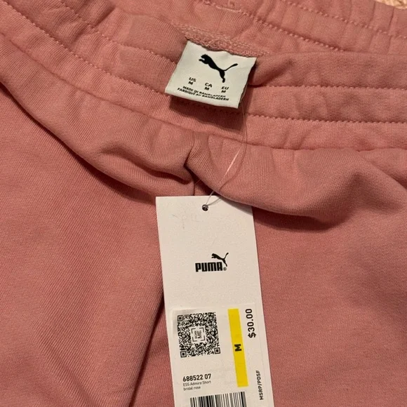 Puma Pink Women's Athletic Shorts - Picture 2 of 2